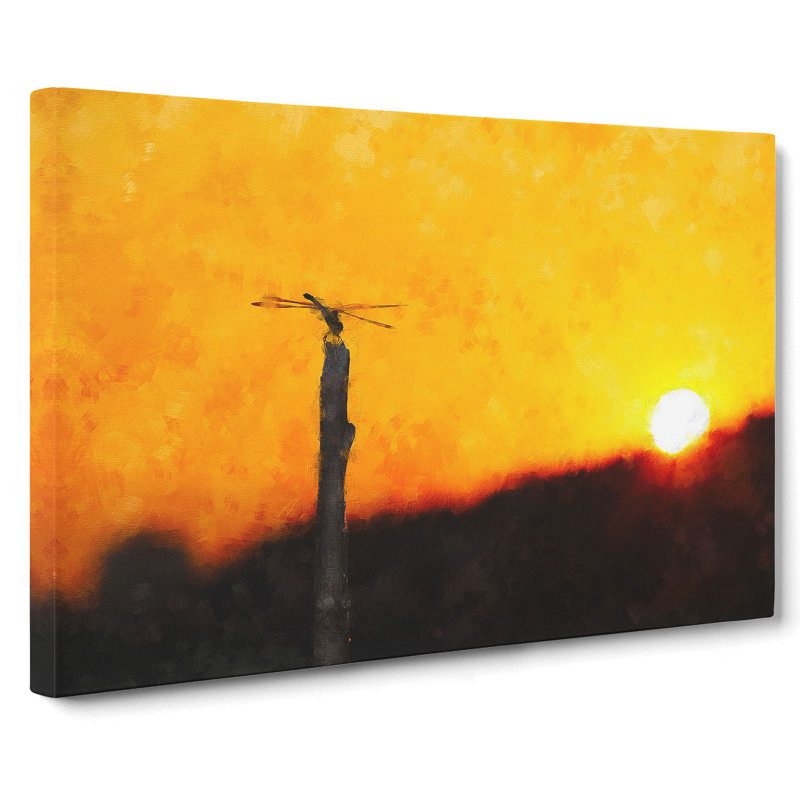 Dragonfly Vol.2 - Wrapped Canvas Print, 50cm H x 76cm W x 3cm D