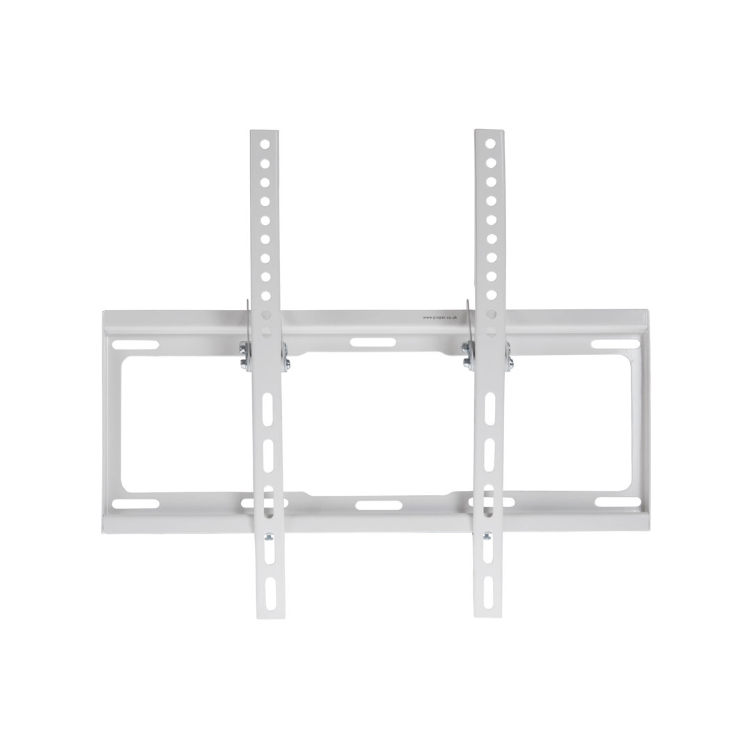 Flat Tilt 32" - 55" TV Bracket - White