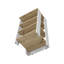 Cabinet H 30 ", quatre tablettes, vertical-606957195