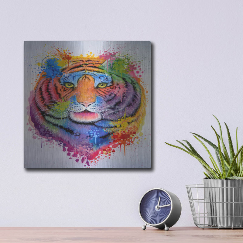 «Tiger Splash» d'Ivan Negrete, H 12 po x l 12 po