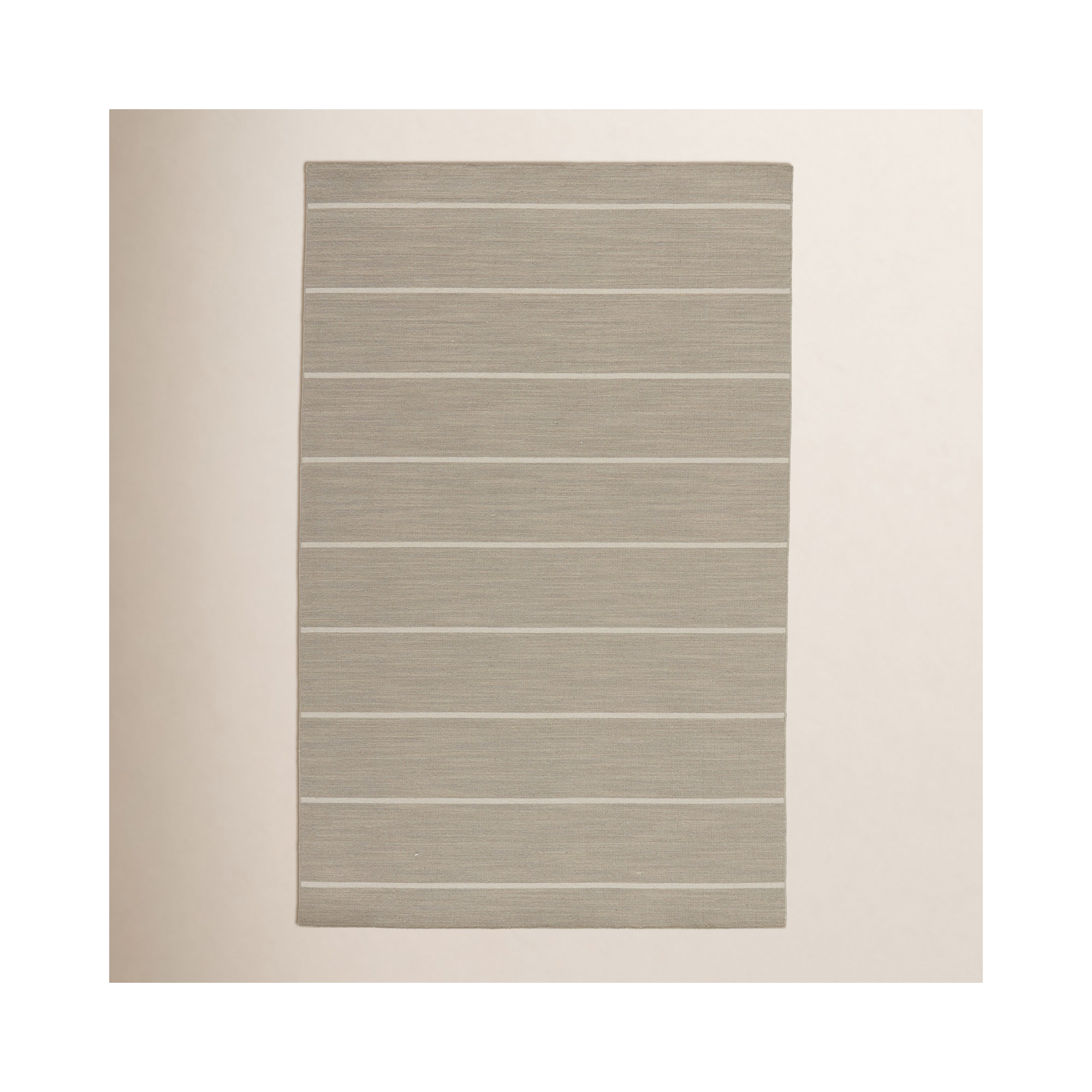 Creekmont Handmade Wool Brown Rug, Rectangle 8' x 10'