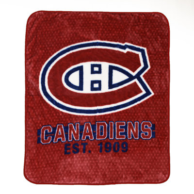 Jeté en polyester NHL Montreal Canadiens