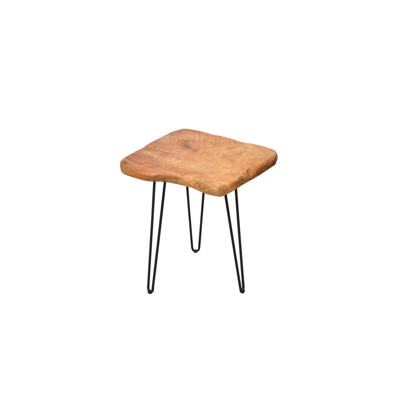 Lundy side table made of solid wood