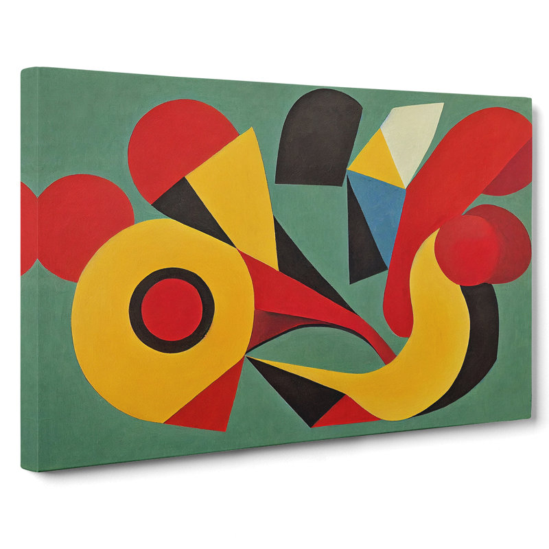 Rooster Abstract Vol.2 - Wrapped Canvas, 35cm H x 50cm W x 3cm D