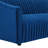 Announce Performance Velvet Channel Tufted Loveseat-1078053551