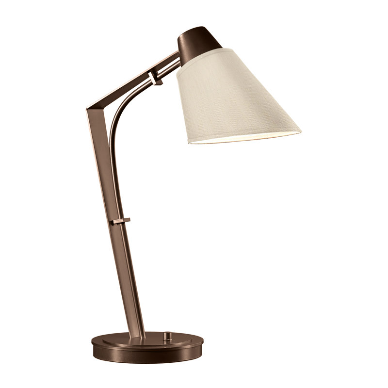 Reach 21.9" Desk Lamp, Soft Gold, Flax
