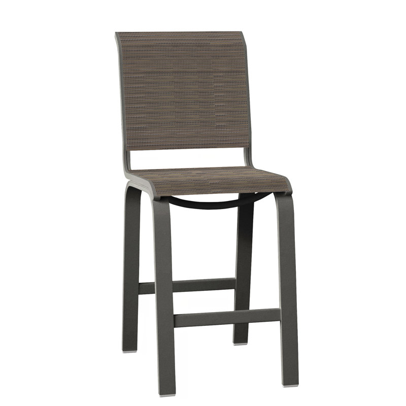 Tabouret de bar 26 po Holna, Graphite texturé, Tempo