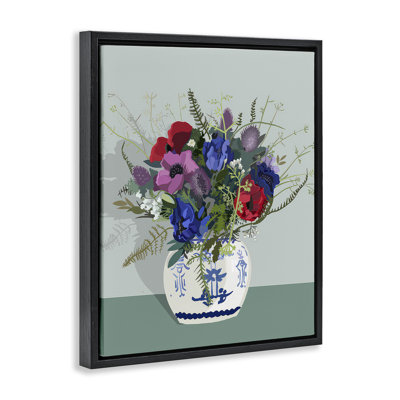 «Ginger Jar & Anemones» par Betty Boynes