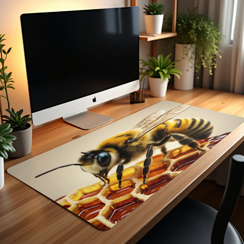 Polyester Desk Pad, 14.4x12.1