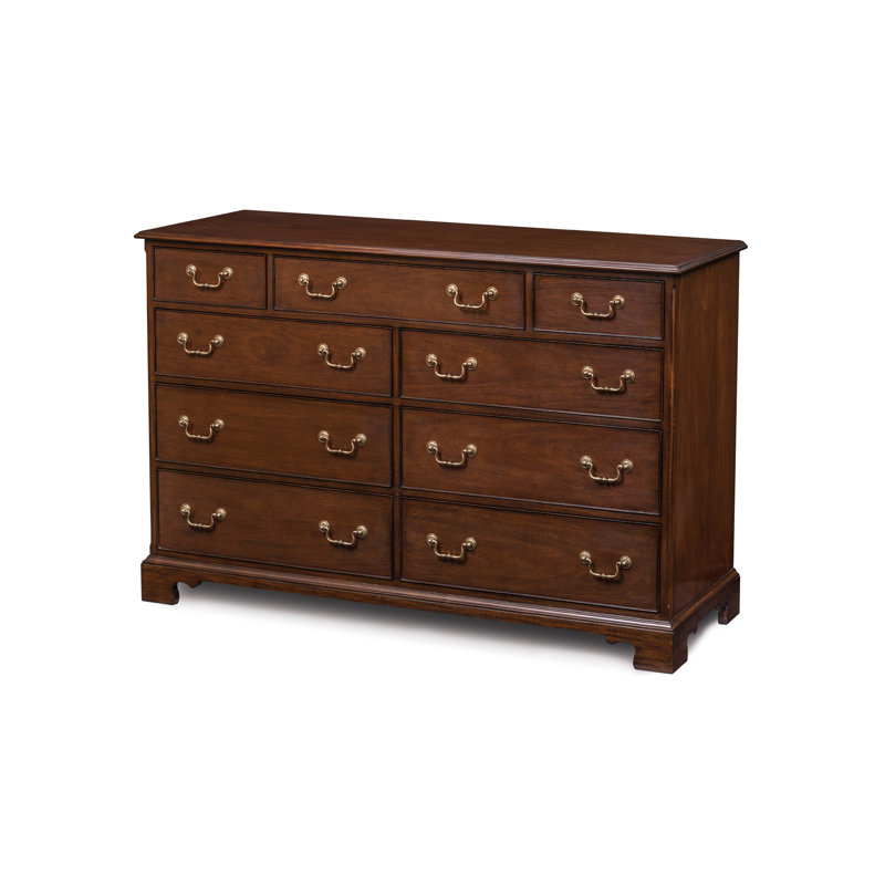 Scarborough House 9 - Drawer Dresser, Antique Mahogany