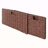 3-Pc Woven Rope Basket Set; Foldable; Walnut-1087029120