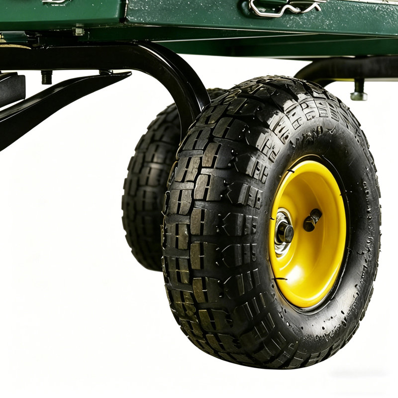 Chariot utilitaire pour chariot de jardin en acier robuste