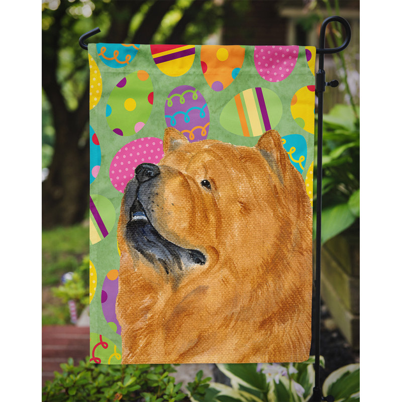 Drapeau de jardin Atara, Chow-chow (brun)