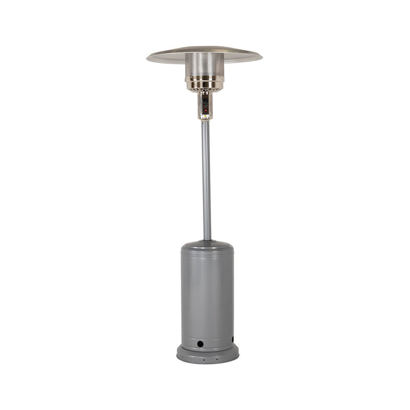 Propane Standing Patio Heater, Gray