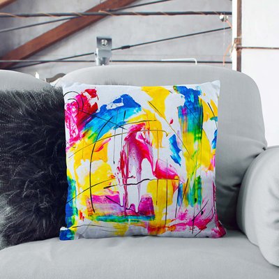 Abstract Square Cushion