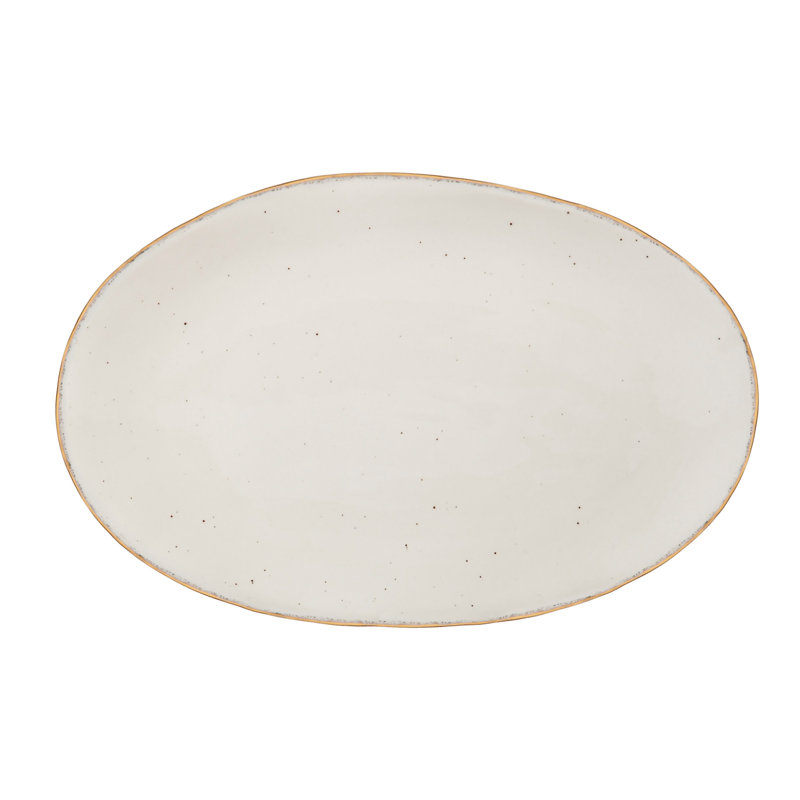 Gracie Oaks Ludwig Ceramic Platter