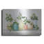 «Plant Life 4 Colorful» par Julia Purinton, art mural en métal, 36 po x 24 po
