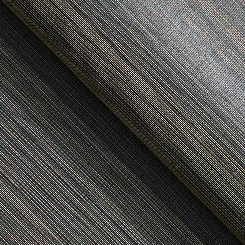 Fine Weave Abaca Authentic Grasscloth Wallpaper, Black/Blue