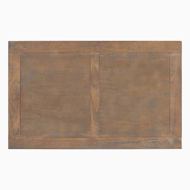 Table basse vintage avec pieds en forme de vase et placage de pin, pour le salon et le bureau, Brown