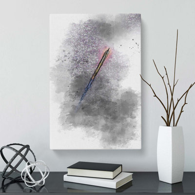 Blast off in Abstract - Wrapped Canvas
