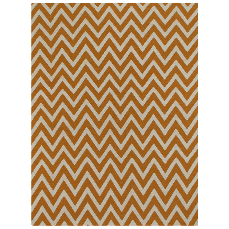 Wool Chevron Indoor Rug