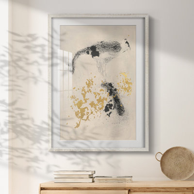 Charcoal Remnants I -Framed Print