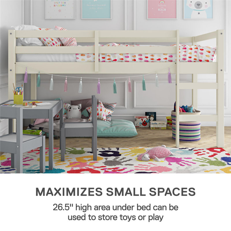 Lit mezzanine simple Schlemmer par Harriet Bee, Blanc