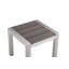 Table d'appoint extérieure carrée en métal l 16 po x P 16 po Aynura-1166667749