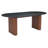 Dining Table Black & Walnut