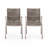 Outdoor Aluminum Dining Chair with Rope Seat-923123285