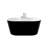 Puslinch 56" x 32" Freestanding Soaking Acrylic Bathtub