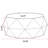 38.58"Three-Dimensional Embossed Pattern Design Coffee Table