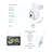 8CH 5MP WIFI Security Camera System w/ Monitor&1TB HDD, 4pcs Outdoor 360° PT cameras, 2-Way Talk