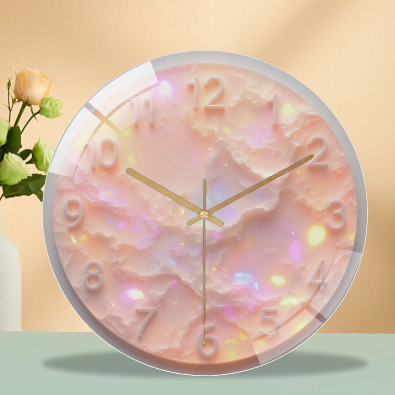 Horloge murale irisée 12 po