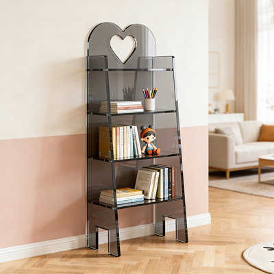Heart Shaped Acrylic Multi-layer Bookcase