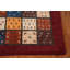 Tapis tribal à motif géométrique Gabbeh