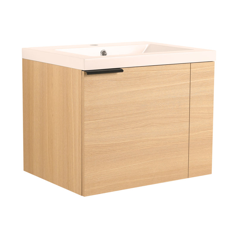 Ensemble de meuble-lavabo 24 po pour grand espace, Chêne