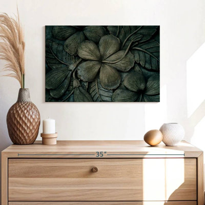 Senne Hibiscus Carved Wood