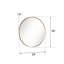 Miroir mural rond en aluminium avec cadre horizontal ou vertical pour salle de bain, chambre à coucher, entrée-1223856860-1223856863