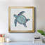 Bulle bleue tortue II - peinture sur toile encadrée-1592899456-1592899457