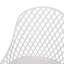 Mobilier d'extérieur en polypropylène blanc