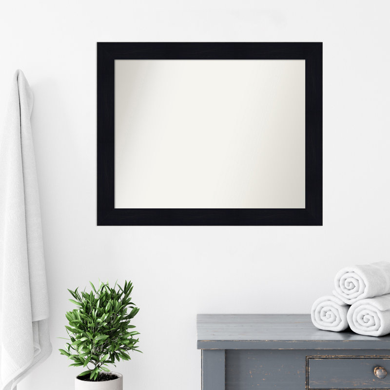 Miroir mural de salle de bain 28,25 po x 22,25 po Shiplap, 26,25 po x 32,25 po