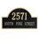 2-Line Wall Address Plaque