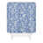 Motif floral bleu
