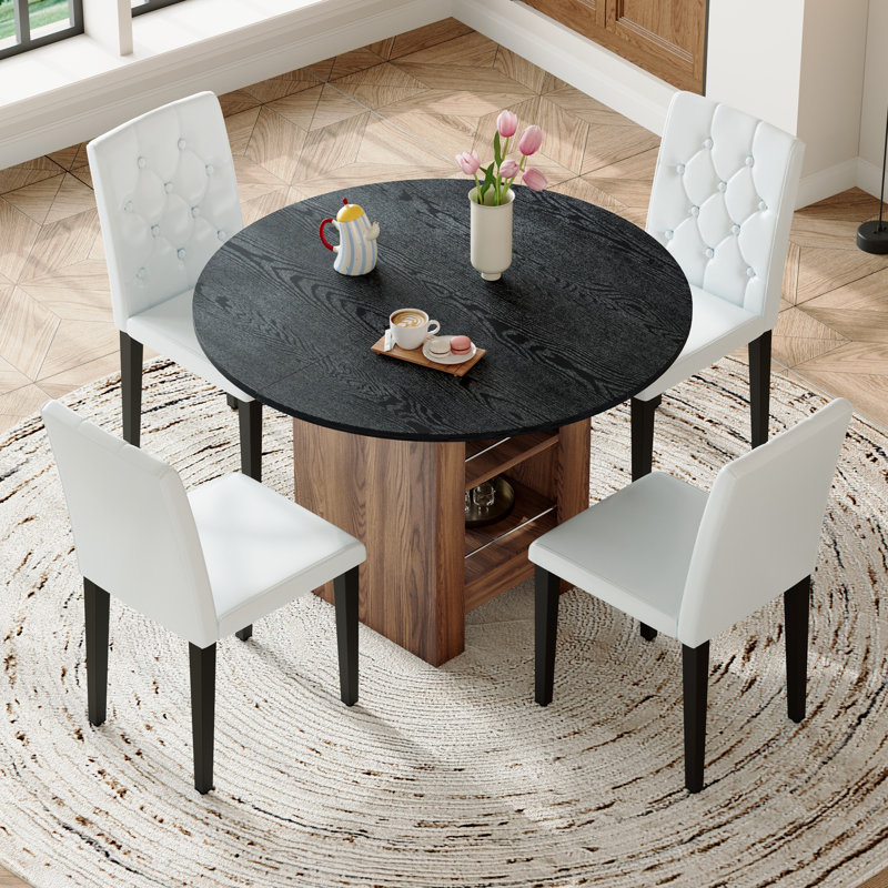 Ensembles de table de salle à manger moderne (doit inclure à la fois la table et la chaise), cuisine en MDF