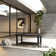 Umeh Melbourne Outdoor Patio Coffee Table with Wicker Storage Shelf