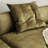 Green 100% Polyester Modular Sofa cushion Loveseat