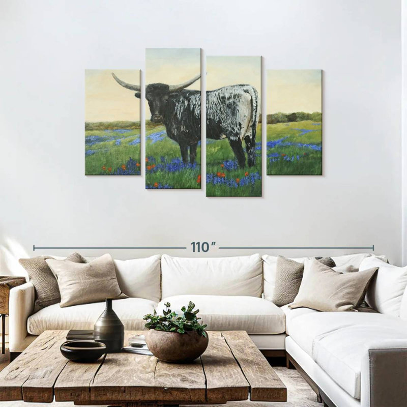 Brampt My Flowers II, 48" H x 75" W