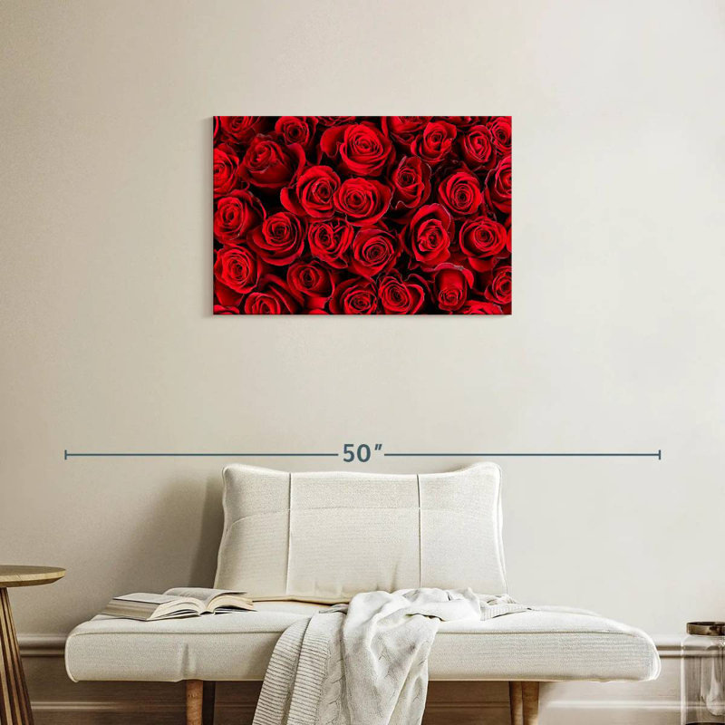 Bouquet de roses rouges Harnek, H 20 po x l 30 po