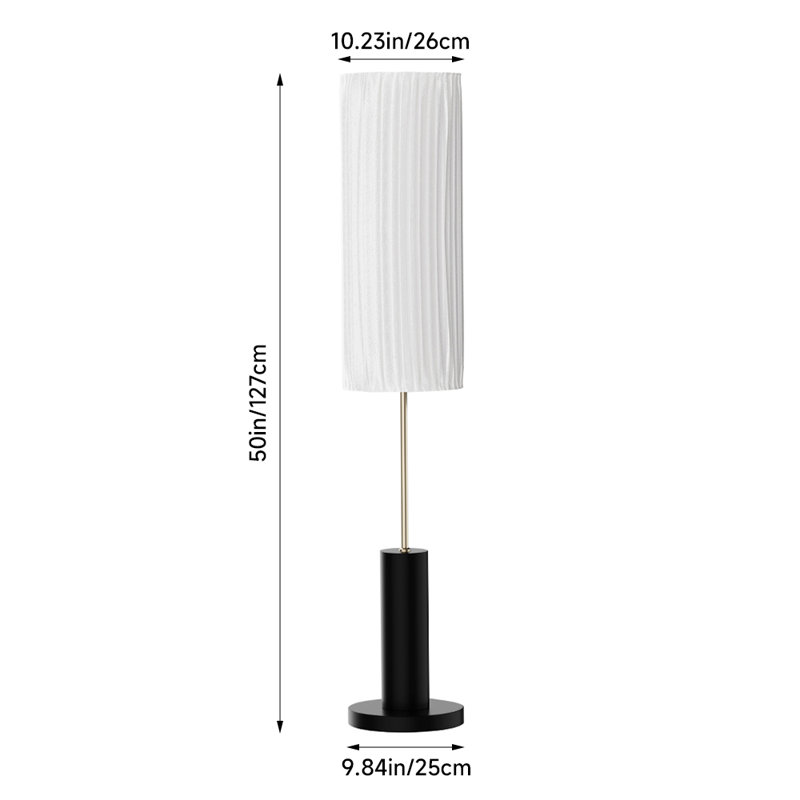 127cm Gloss Torchiere Floor Lamp